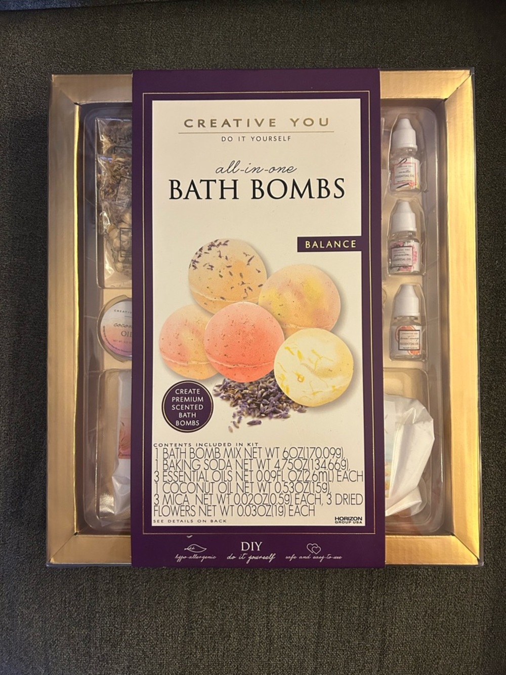NEW Creative You Do It Yourself All In One Bath Bombs